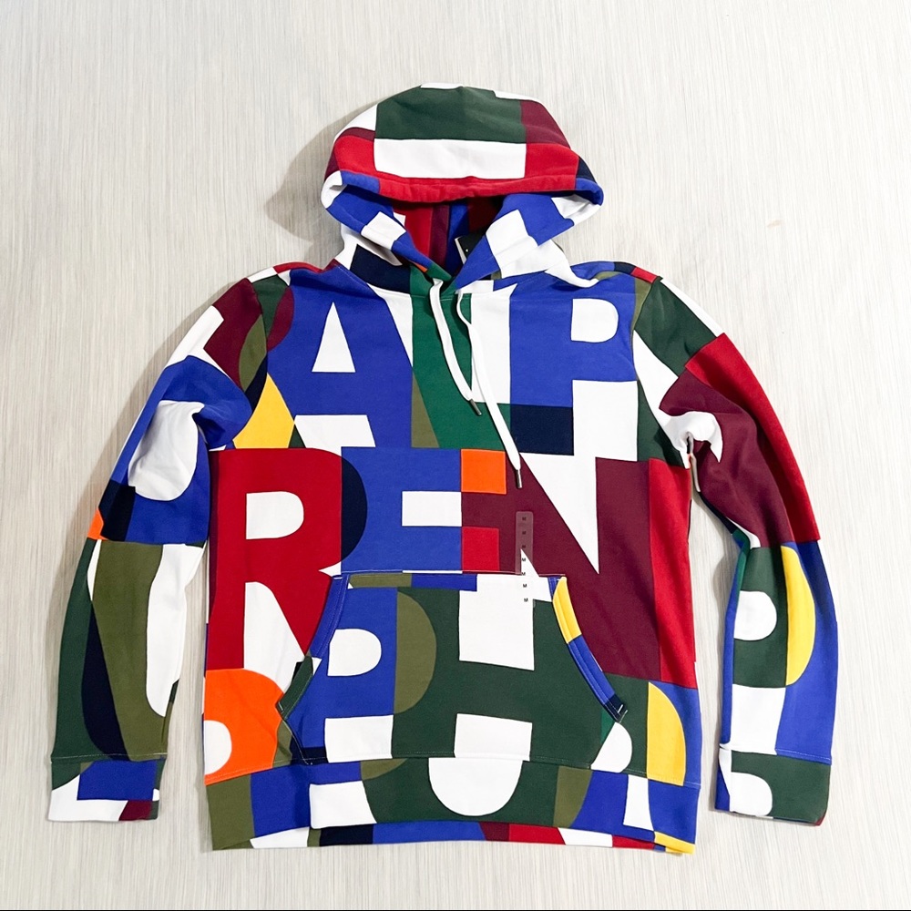 Polo Ralph Lauren Multicolor MONOGRAM LOGO Hooded Sweatshirt